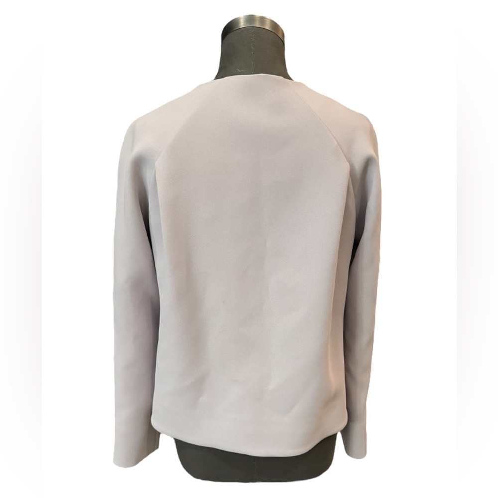 Derek Lam 10 Crosby Lilac High Low Zip Jacket Size 6 - Picture 6 of 16